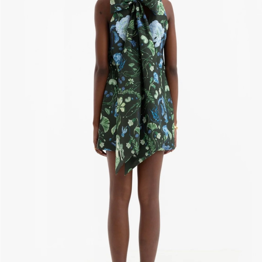 Isla & White Antheia Halter Mini Dress - Picture 2 of 4